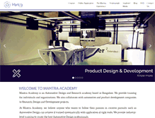 Tablet Screenshot of mantraacademy.com